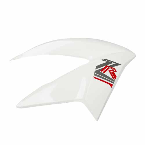 CACHA LATERAL TANQUE ZANELLA ZR150/200/250 BLANCO LADO DERECHO MTC