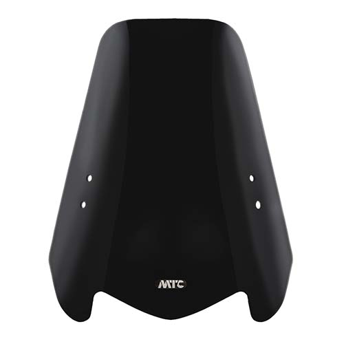 PARABRISA UNIVERSAL ENDURO ADVENTURE (NEGRO) CON SOPORTES 3MM MTC (NAC)