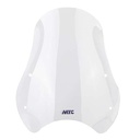 PARABRISA UNIVERSAL ROUTE (CRISTAL) CON SOPORTE 3MM MTC (NAC)