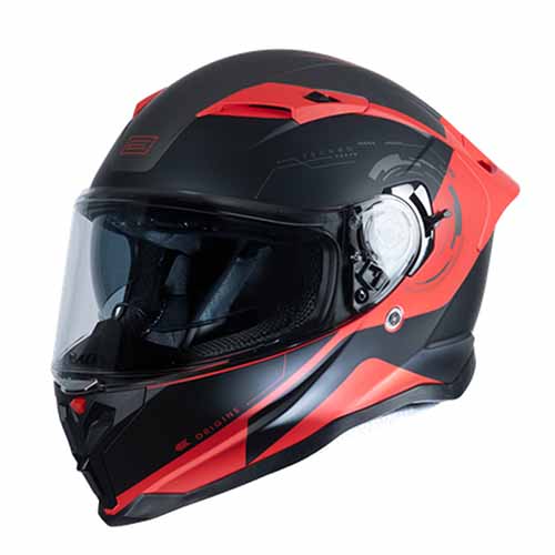 CASCO H153 FORCE TECHNO MATT BLACK/RED S ORIGINE