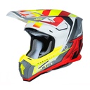CASCO J22F FIBRA DE VIDRIO FRENETIK FIRE FLUO YELLOW/RED/WHITE MATT S JUST1