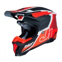 CASCO J40 FLASH RED/WHITE/BLACK MATT XXL JUST1