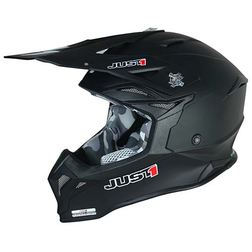 CASCO JUST1 J39 SOLID BLACK MATT XL