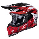 CASCO JUST1 J39 REVO RED WHITE BLACK GLOSS L