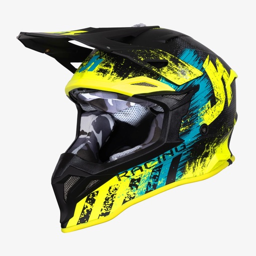 CASCO JUST1 J39 STORM BLUE FLUO YELLOW BLACK S