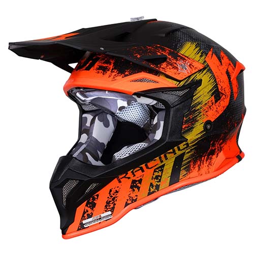 CASCO JUST1 J39 STORM ORANGE SAND BLACK XL