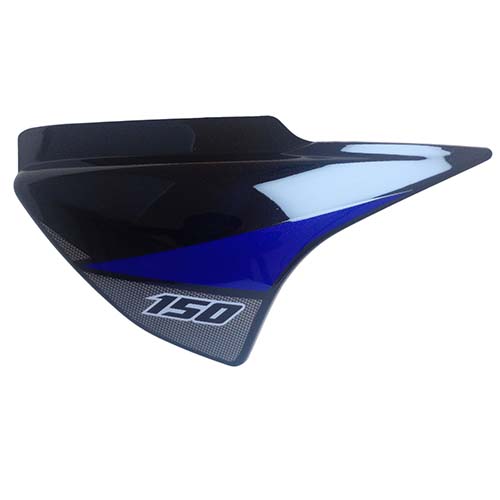 CACHA LATERAL MOTOMEL NEW S2 150 TUBULAR LADO DERECHO NEGRO / AZUL OEM