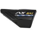 CACHA LATERAL SUZUKI AX100 NEGRO LADO DERECHO MTC
