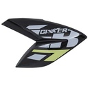 CACHA LATERAL TANQUE SUZUKI GIXXER 150 (2019-2025) NEGRO LADO DERECHO MTC