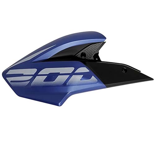 CACHA LATERAL TANQUE BAJAJ ROUSER NS200 (2024) AZUL LADO IZQUIERDO MTC