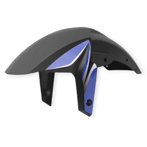 GUARDABARRO DEL. BAJAJ ROUSER NS200 AZUL/BLANCO MTC