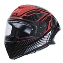 CASCO JUST1 J-STR TACTICAL RED/SILVER GLOSS XXL