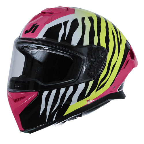CASCO JUST1 J-STR TIGER RED/YELLOW/BLACK GLOSS L