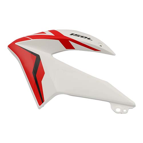 CACHA TANQUE HONDA XR150L BLANCO LADO IZQUIERDO MTC