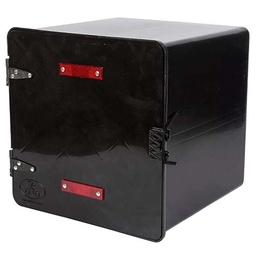 [PVC008] CAJA PARA DELIVERY SUPER 41X41X41 C/1 ESTANTE NEGRA PLASTICA VC (586)
