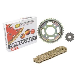 [W03191] KIT TRANSMISION HONDA CG150 TITAN 428H-118L C/CAD. DOR. STD