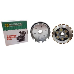 [W23151] EMBRAGUE COMPLETO ZANELLA RX150 (CANASTA + CAMP.INTERIOR C/DISCOS) STD