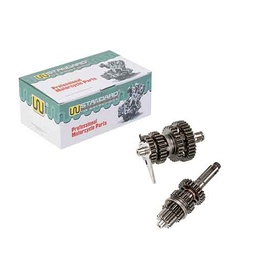 [W25989] EJES Y ENGRANAJES DE CAMBIO GILERA SMASH 110 LARGO/HONDA WAVE/GUERRERO 100/ZANELLA ZB/BETA110 STD