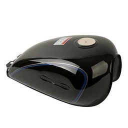 [W59992] TANQUE DE NAFTA C/TAPA SUZUKI GN125 NEGRO STD