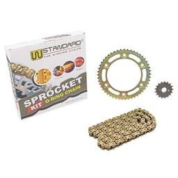 [W89028] KIT TRANSMISION HONDA XR 150L (49/17) 428HO-132L C/CAD. DOR C/ORING STD