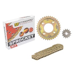 [W89057] KIT TRANSMISION HONDA WAVE 110S (2017-2024) (37/14) 428H C/CAD. DOR. STD