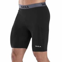 [YAK036] CALZA CORTA HOMBRE NEGRO/NEGRO XXL YAKKA (1001)