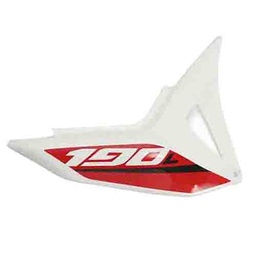 [MTC0473] CACHA LATERAL HONDA XR190L BLANCA LADO DERECHO MTC