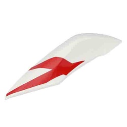 [MTC0460] CACHA TANQUE SUPERIOR HONDA XR190L BLANCA LADO IZQUIERDO MTC