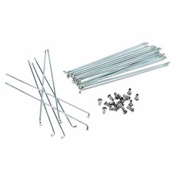 [PW06420-0172] RAYOS + NIPLES 160mm X 3.5mm (36u) CROMADO STD