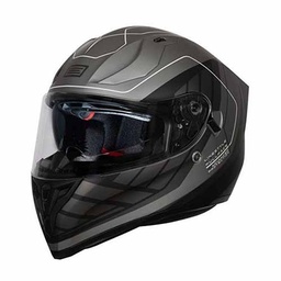 [ORI038] CASCO H128 STRADA LINESTYLE BLACK TITANIUM M ORIGINE